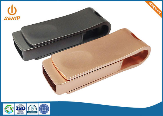 Zinklegierung Ra0.8 Ra3.2 Druckgussteile kundenspezifisches USB-Verbindungsstückoberteil