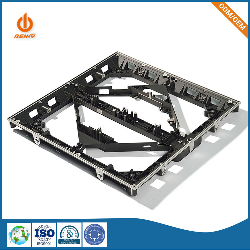 Die Druckguss-Teile, die Wand Bildschirm-Rückwand-Legierungs-Schwerkraft-Kabinett der Rückplatten-Aluminiuminnen-HD LED gestalten