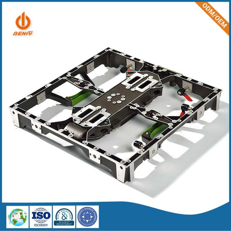 Die Druckguss-Teile, die Wand Bildschirm-Rückwand-Legierungs-Schwerkraft-Kabinett der Rückplatten-Aluminiuminnen-HD LED gestalten