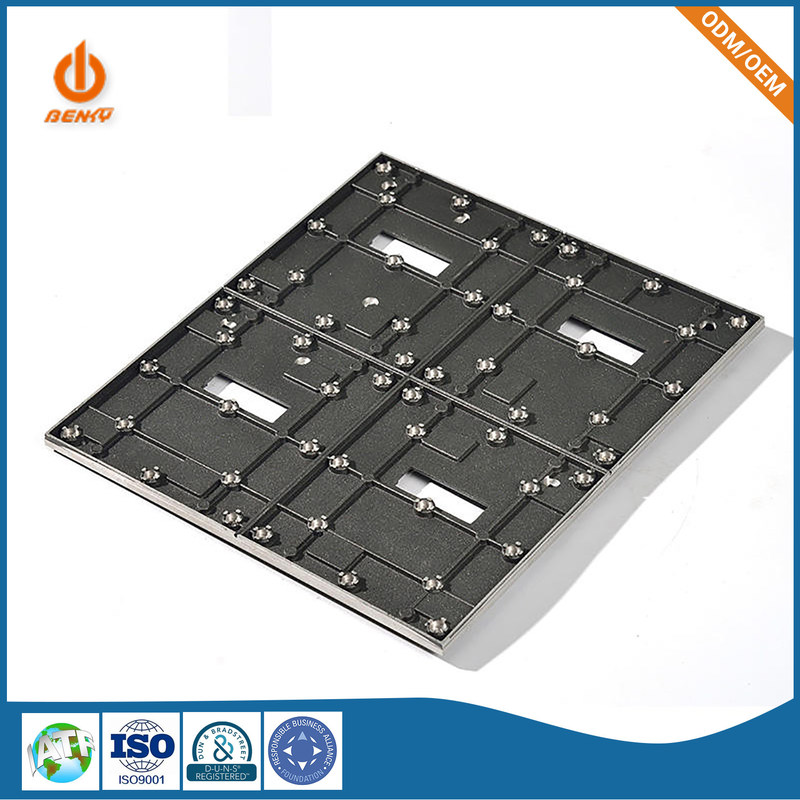 Die Druckguss-Teile, die Wand Bildschirm-Rückwand-Legierungs-Schwerkraft-Kabinett der Rückplatten-Aluminiuminnen-HD LED gestalten